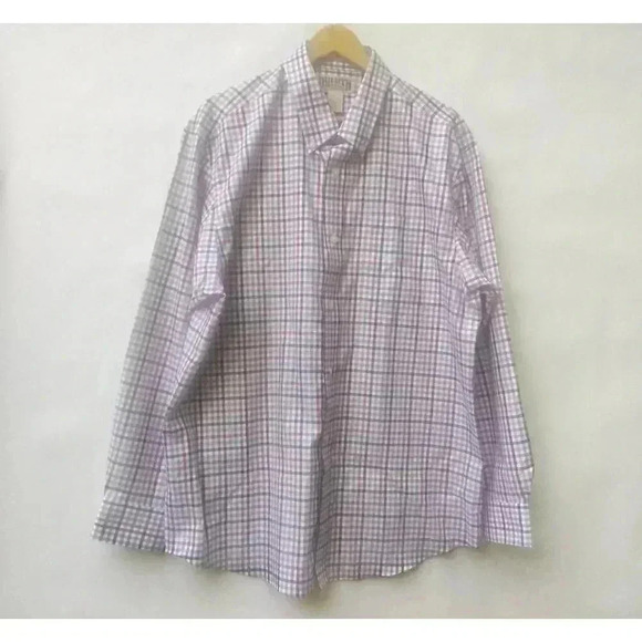 Duluth Trading Co. Mens Button Down Shirt Multicolor Plaid Long Sleeve Cotton L - Picture 1 of 6